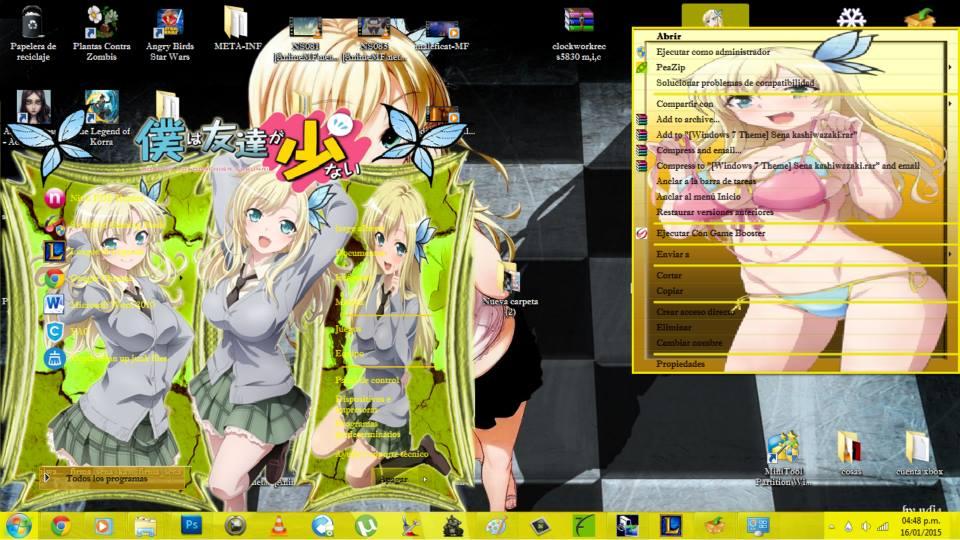 美味的肉 柏崎星奈 我的朋友很少 win7主题