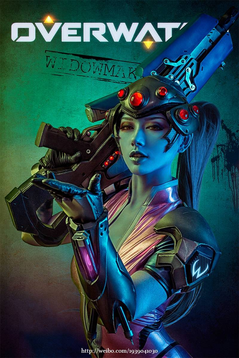 超神还原 守望先锋 黑百合剧情COS(1)