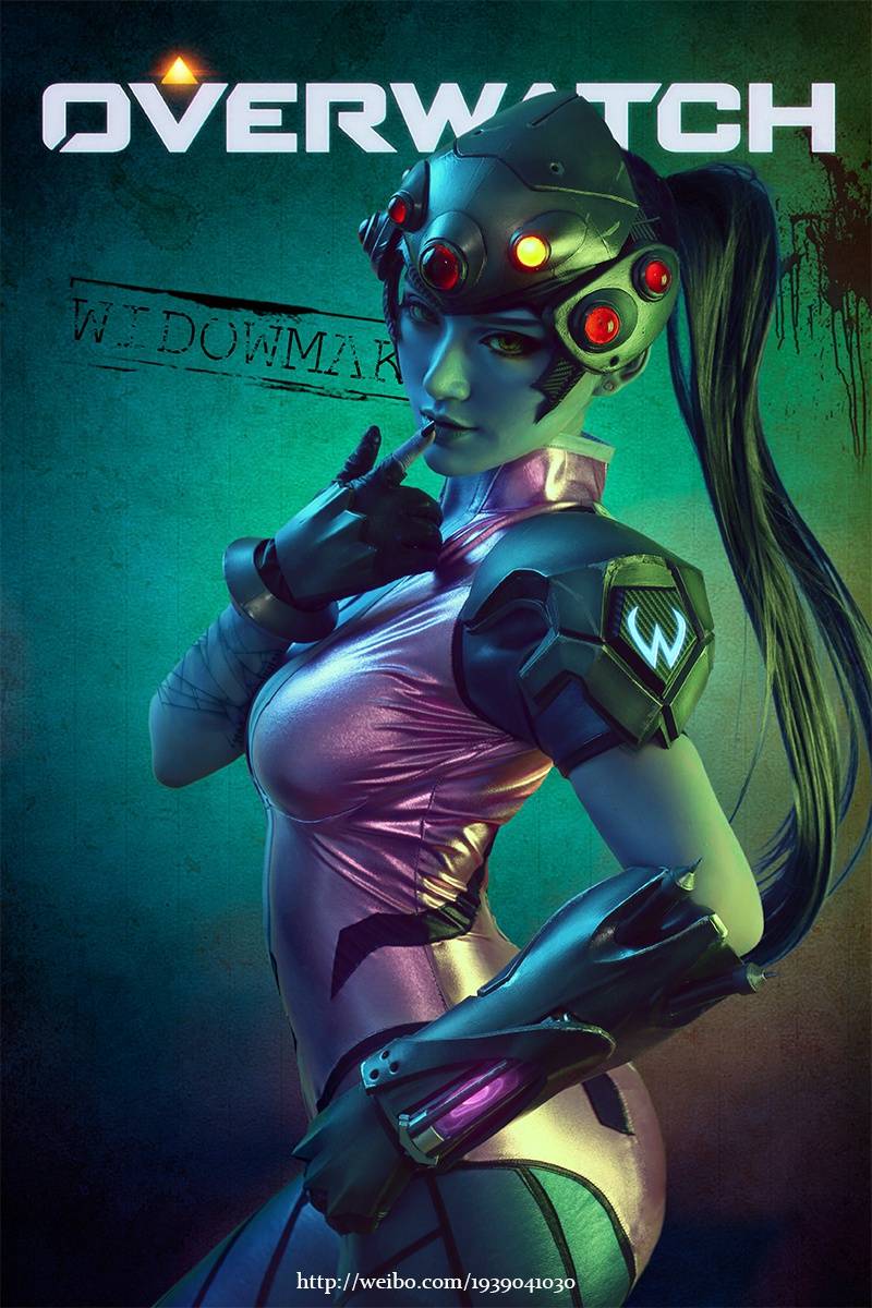 超神还原 守望先锋 黑百合剧情COS(1)