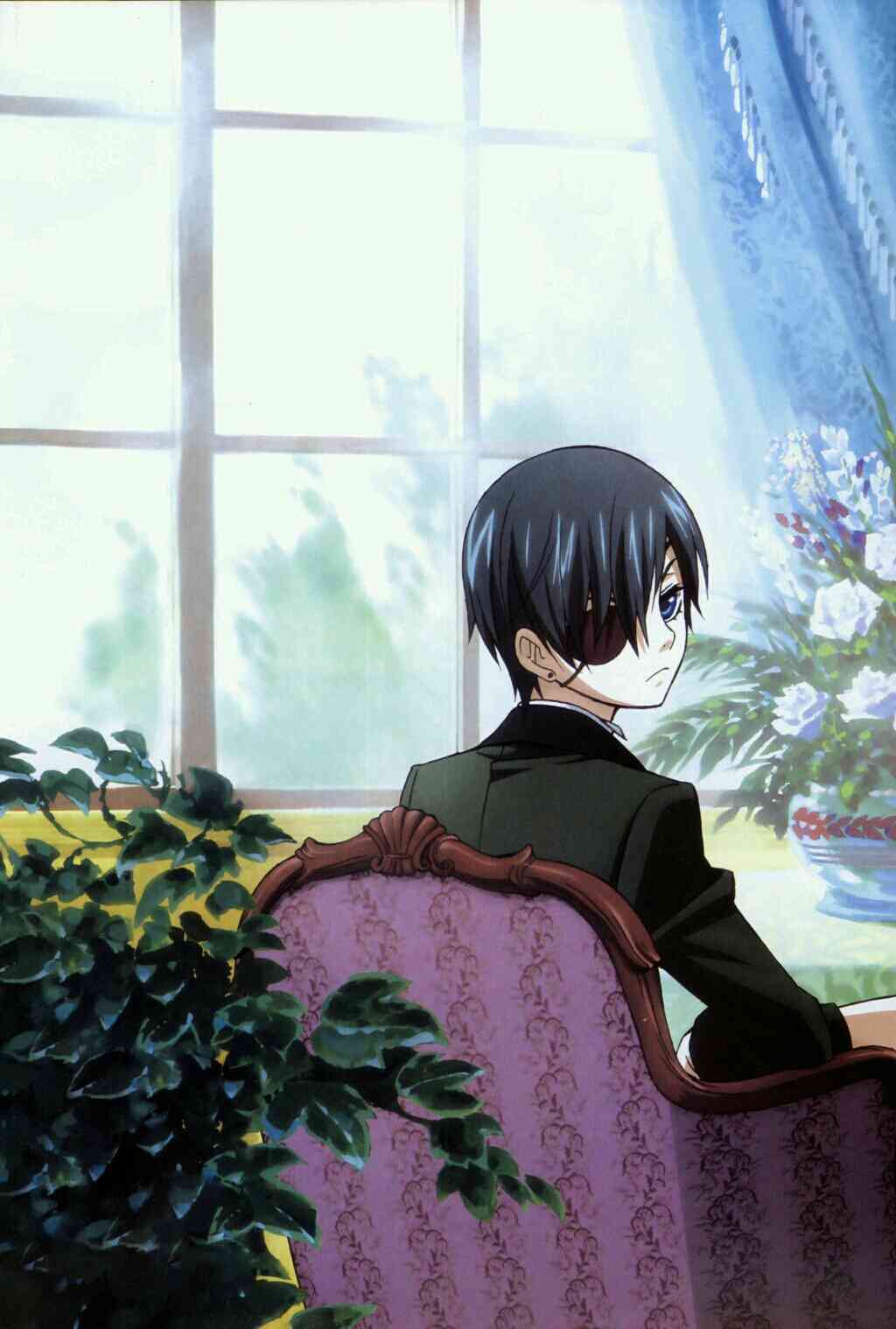 酷酷的黑执事 手机壁纸