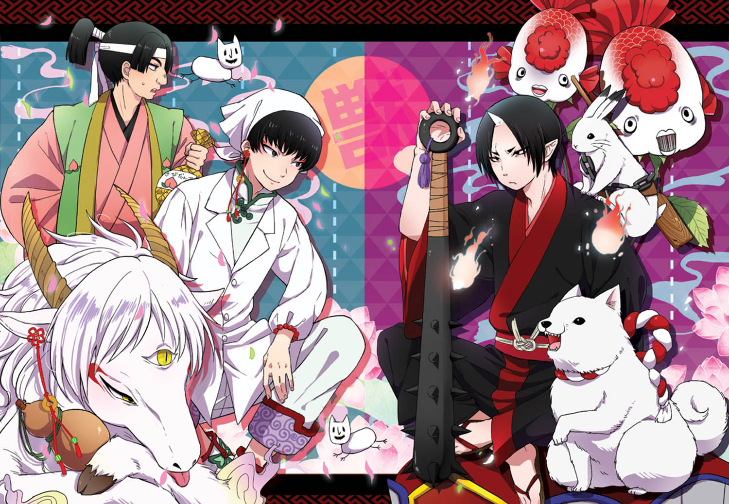 狱鬼邂逅天神 鬼灯的冷彻 桌面壁纸下载