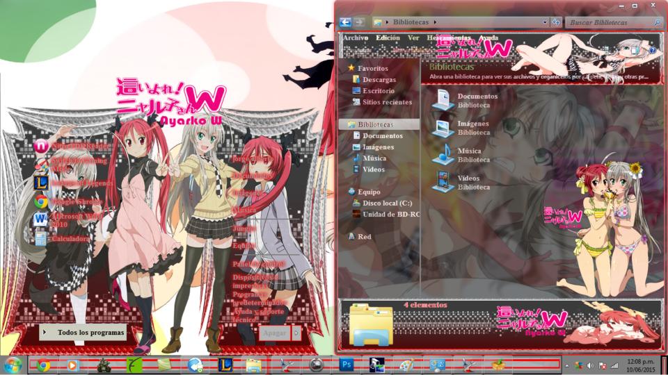 被克子强行推倒 潜行吧奈亚子 win7主题