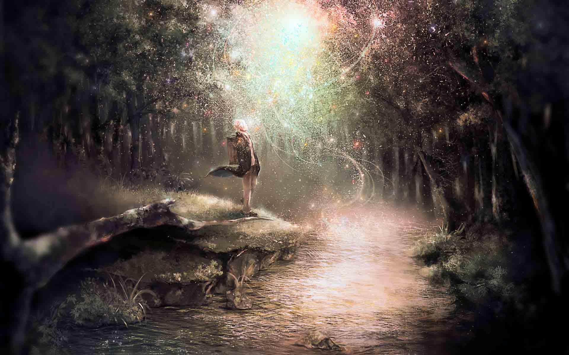 光怪陆离 虫师 动漫电脑壁纸下载