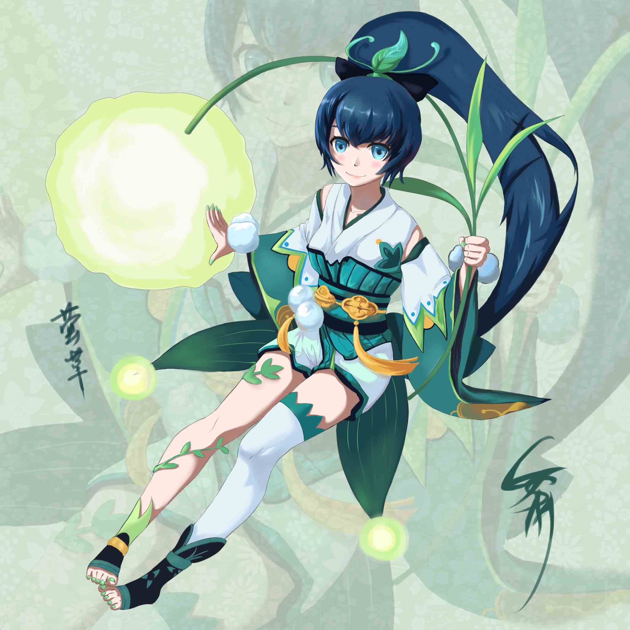 网易手游阴阳师 沉迷于输出见死不救 荧草 高清手机壁纸下载