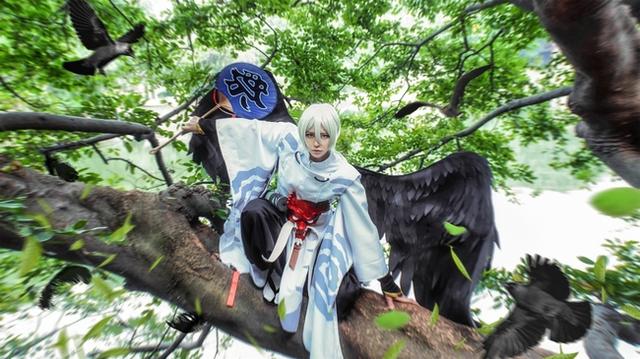 别丢下我，黑晴明大人 阴阳师手游大天狗cos