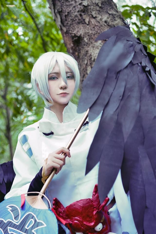 别丢下我，黑晴明大人 阴阳师手游大天狗cos