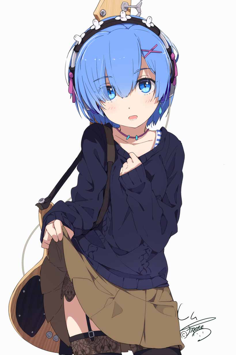 蕾姆党头顶青天 蕾姆最新本子图手机壁纸下载