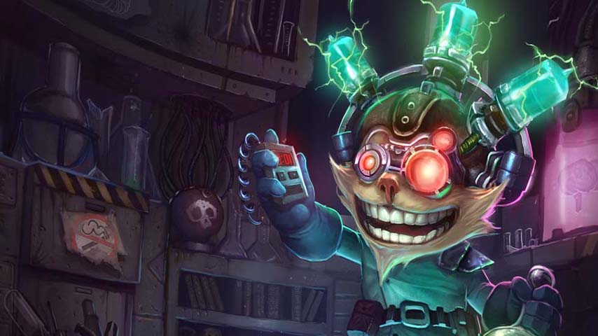 lol爆破鬼才壁纸 才华横溢却危险无比