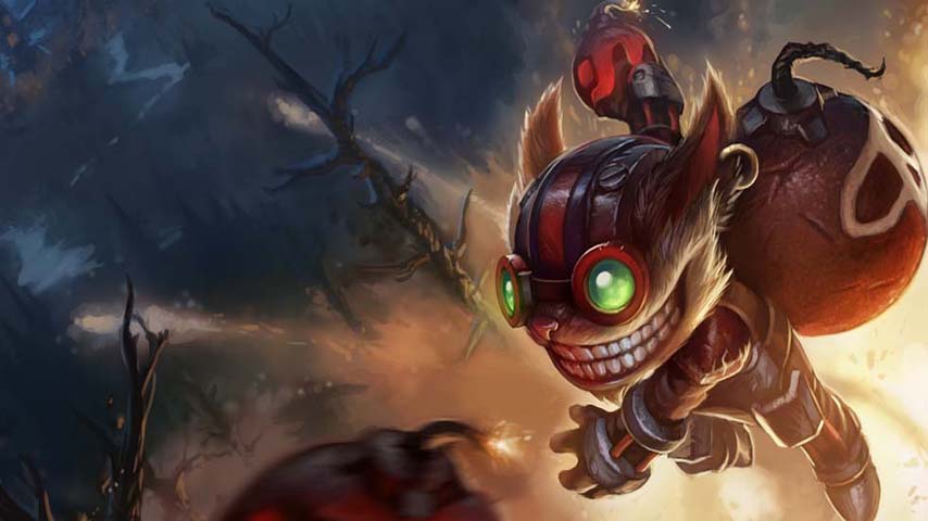 lol爆破鬼才壁纸 才华横溢却危险无比