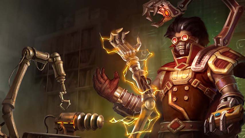  LOL机械先驱皮肤壁纸 科技魔法完美结合