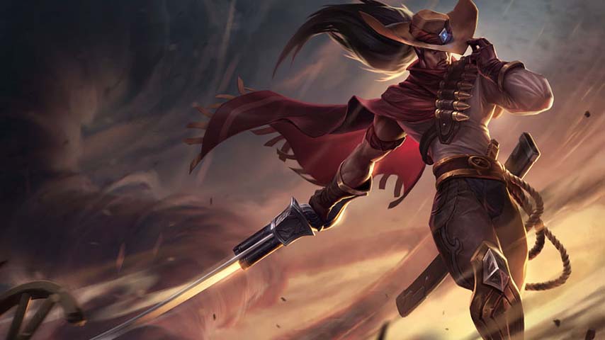 LOL疾风剑豪壁纸 以血为墨的男人