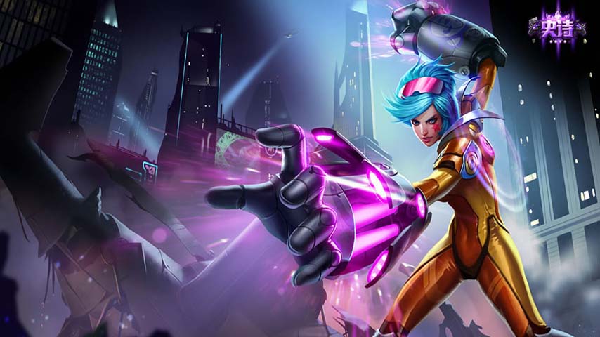 lol皮城执法官壁纸不按常理出牌的女人