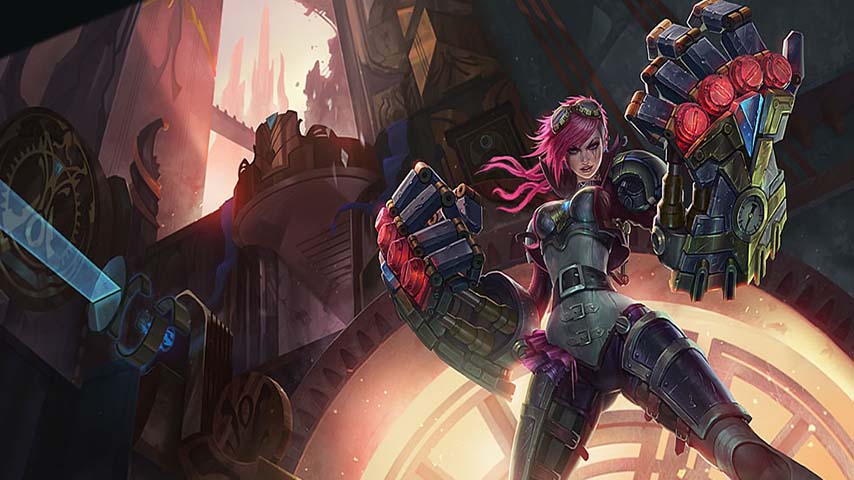 lol皮城执法官壁纸不按常理出牌的女人