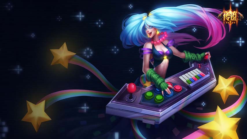 LOL琴瑟仙女壁纸