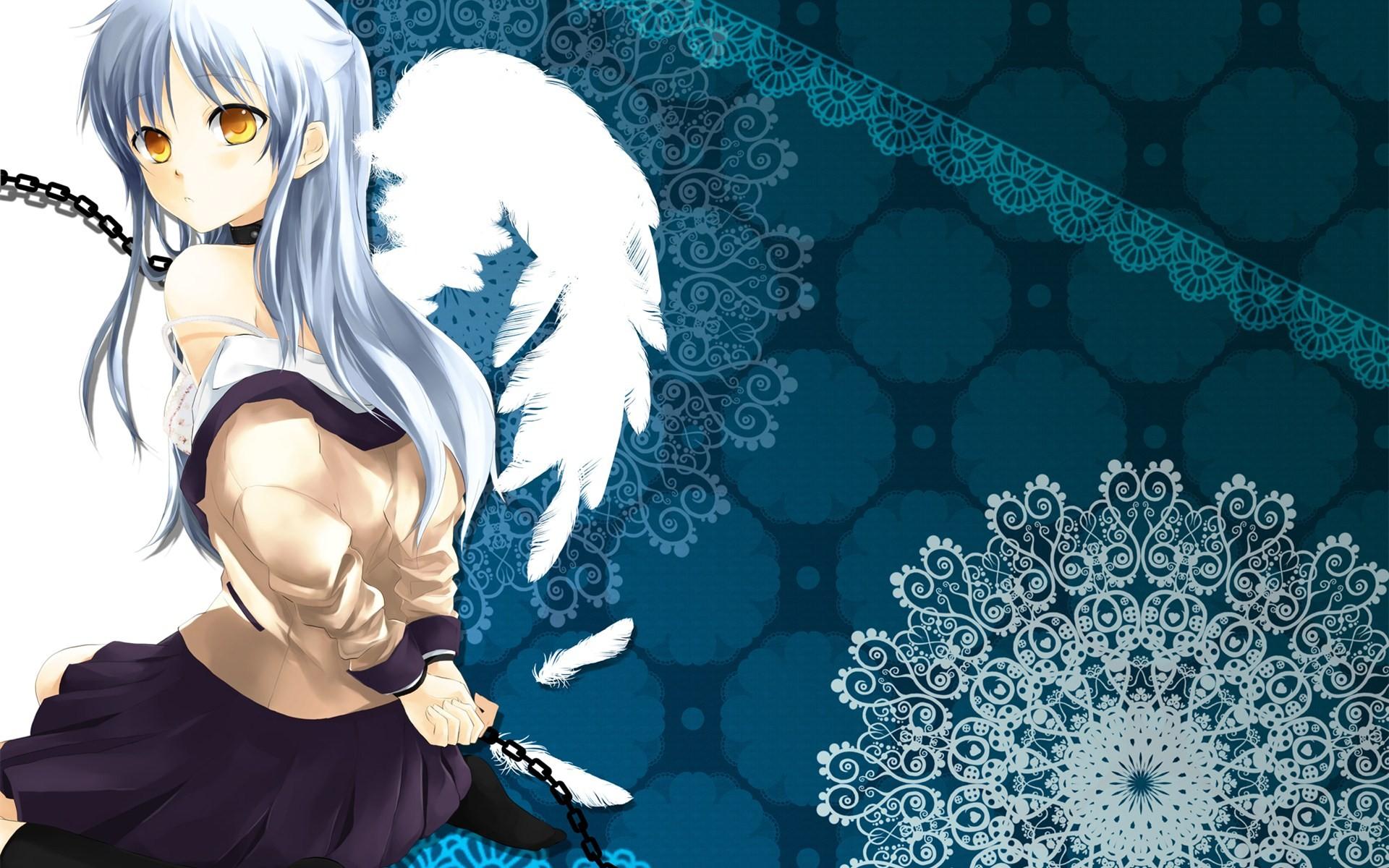 动漫angelbeats美少女高清电脑壁纸(1)