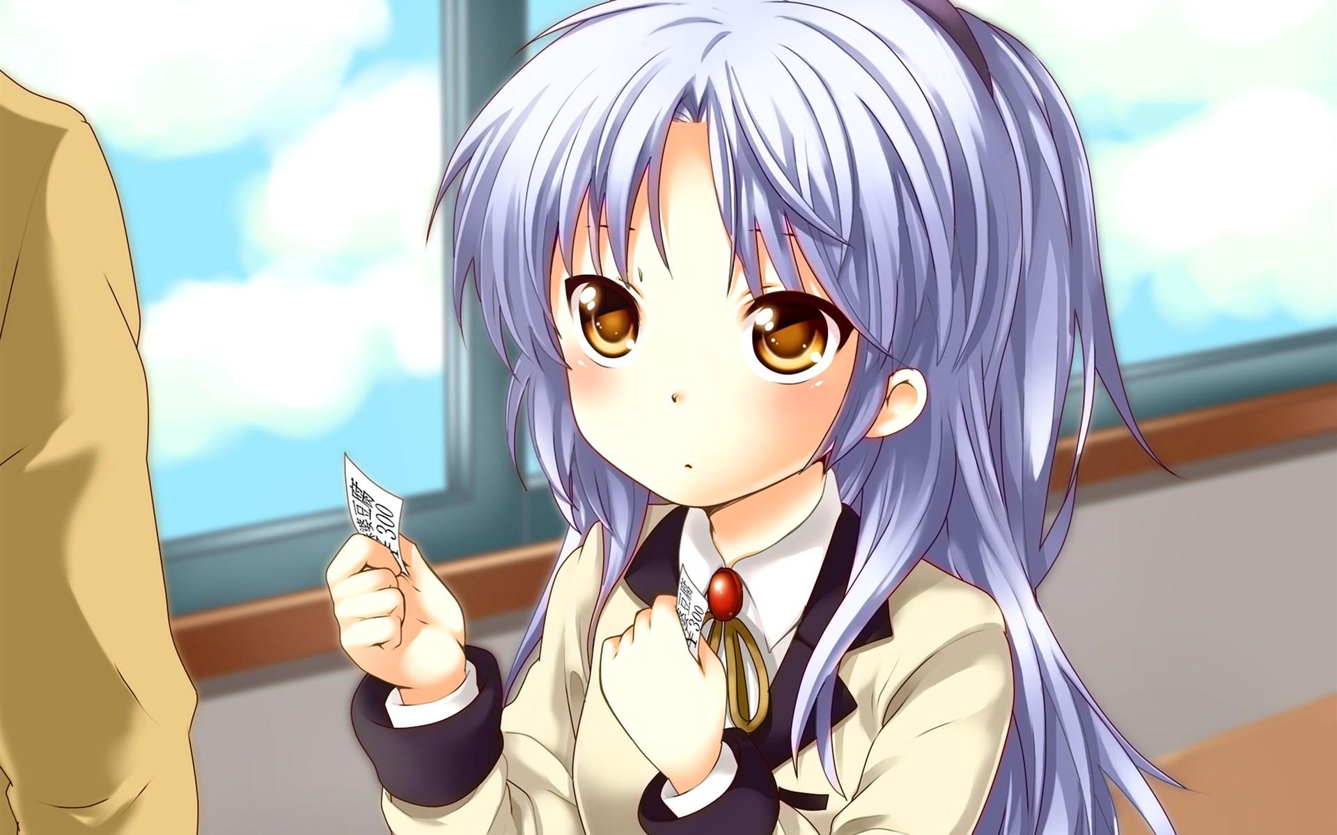 动漫angelbeats美少女高清电脑壁纸(1)