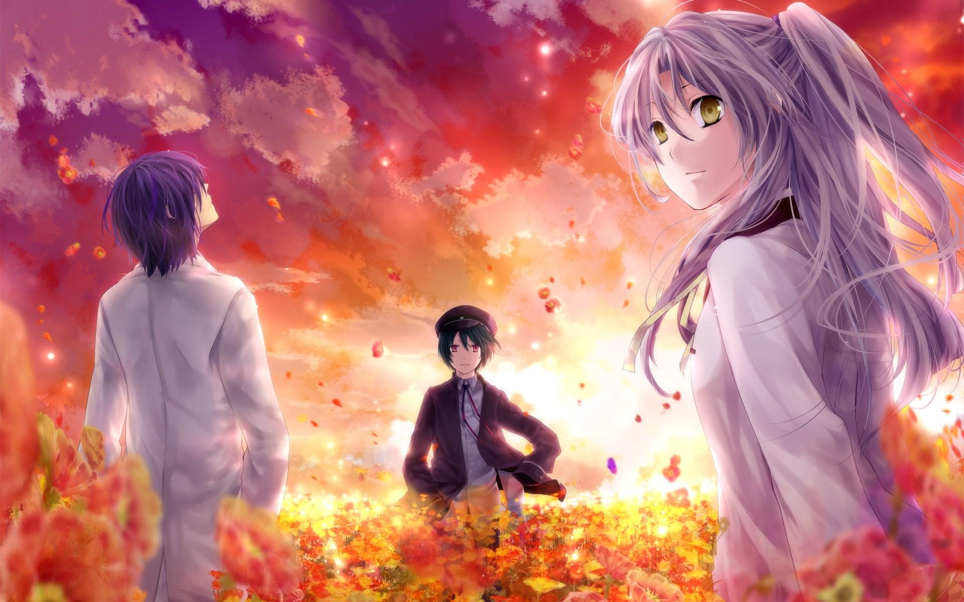 动漫angelbeats美少女高清电脑壁纸(1)