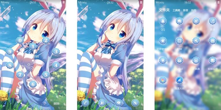 请问您今天要来点兔子吗？香风智乃 安卓手机主题下载