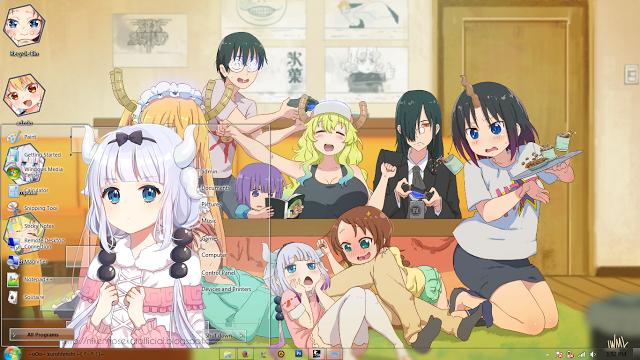 小林家的女仆龙 win7电脑主题下载