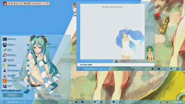 世界第一公主殿下 初音未来win8/8.1主题 下载