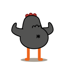 一只纯种黑色骚鸡带来的表演