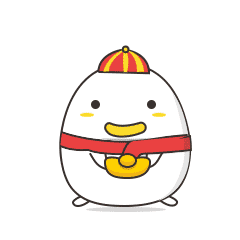 咕咕鸡小白动态表情，一只很猛的大白鸡