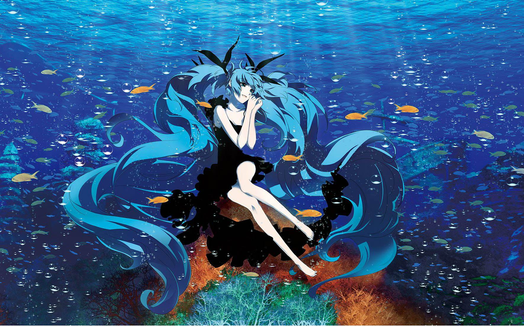 深海少女 初音未来安卓手机主题