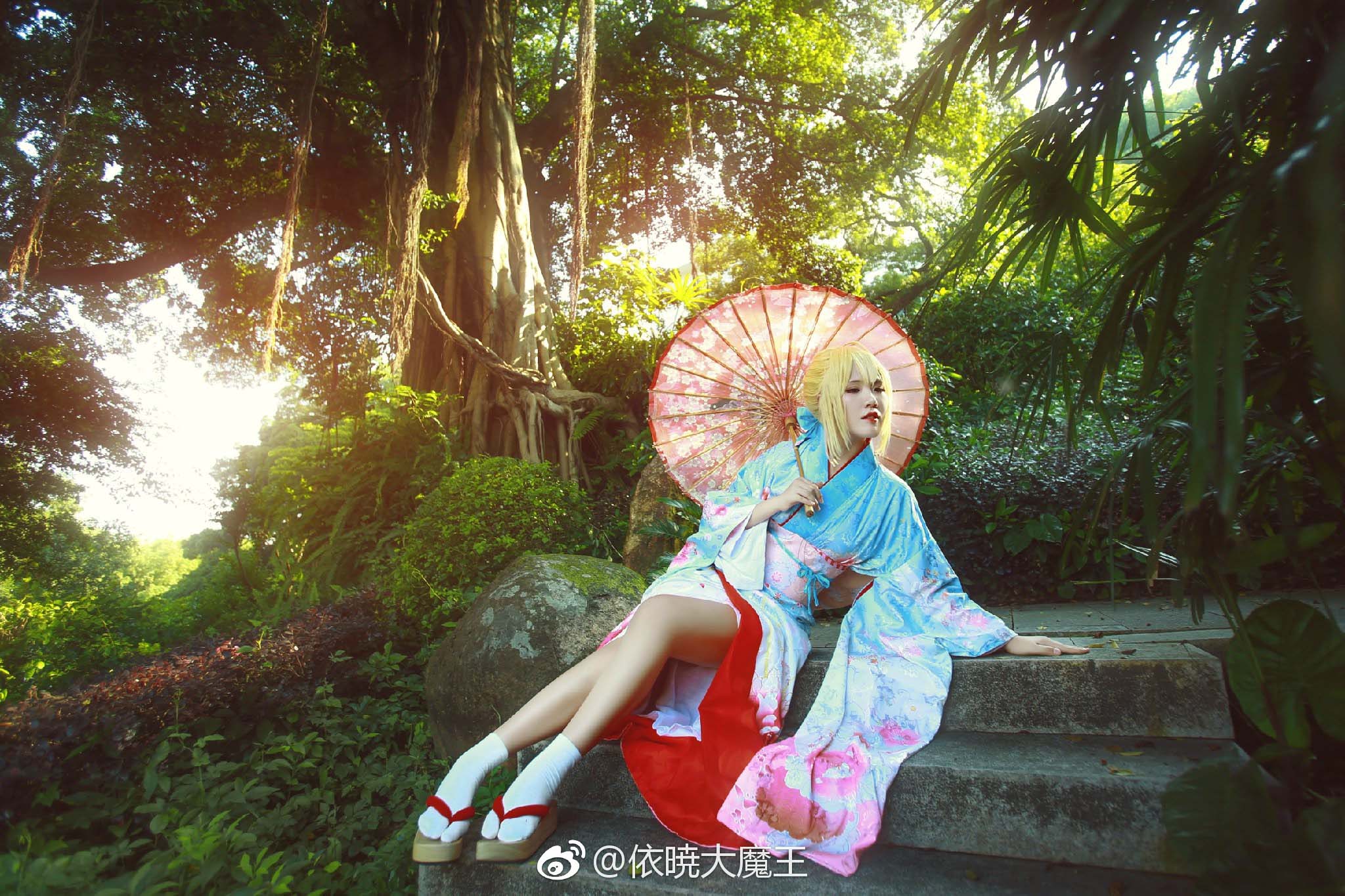 FGO 和服Saber 阿尔托莉亚 COS