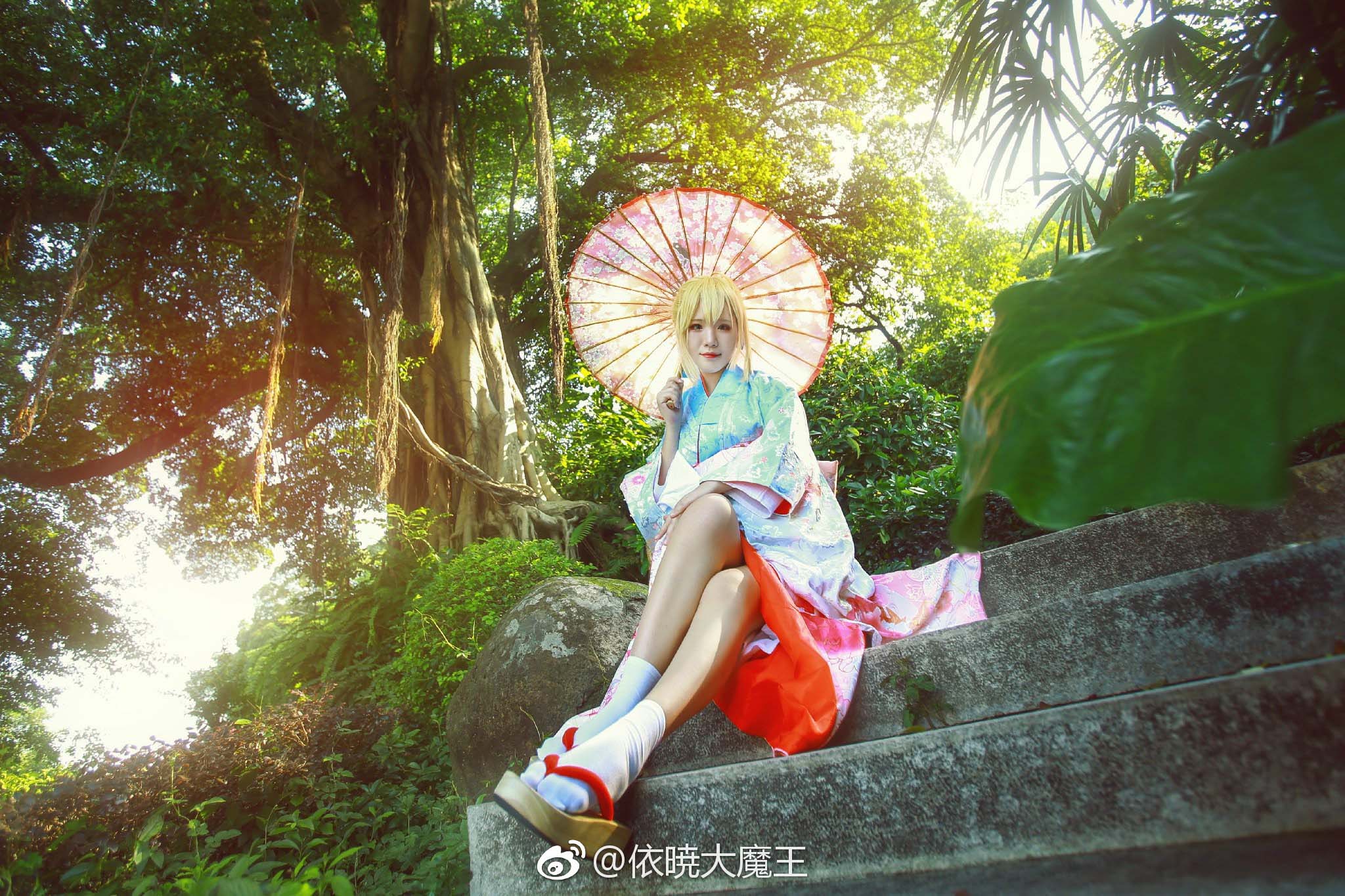 FGO 和服Saber 阿尔托莉亚 COS