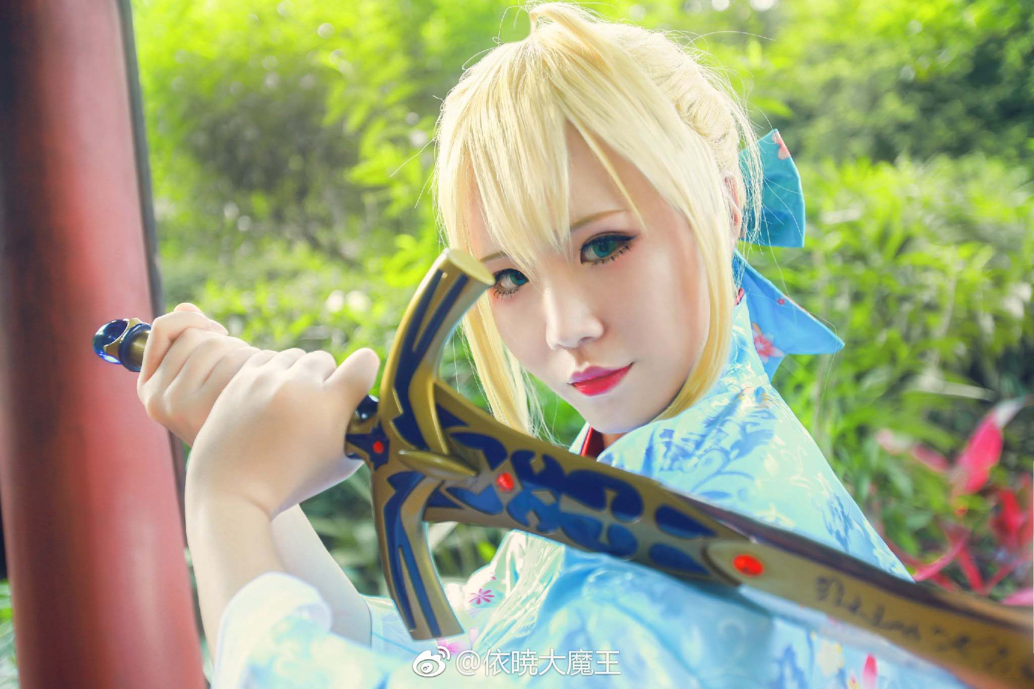 FGO 和服Saber 阿尔托莉亚 COS