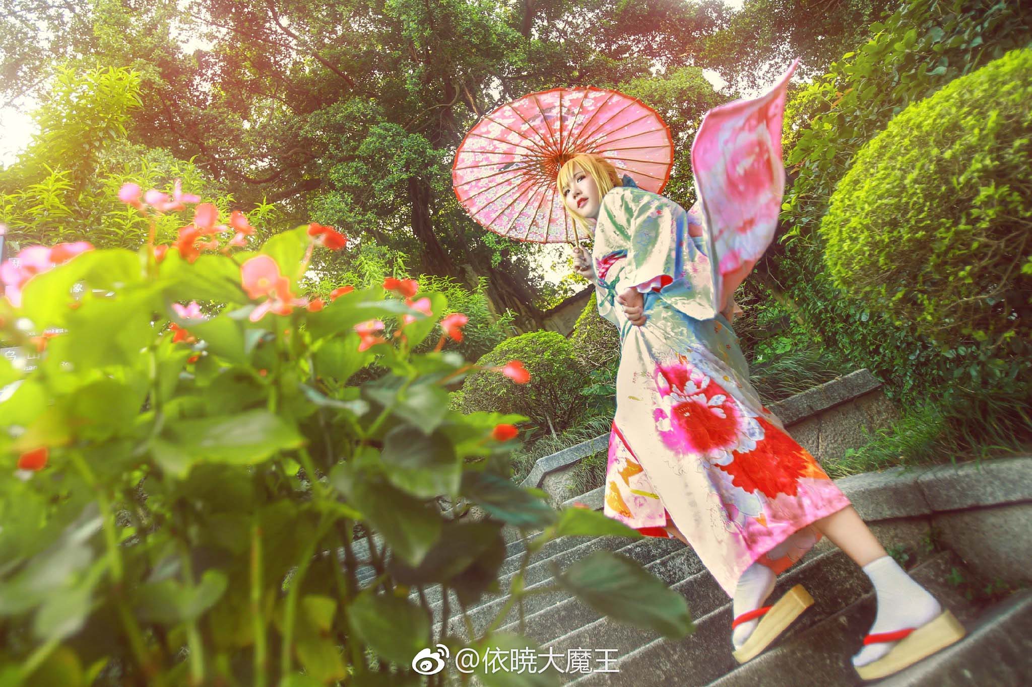 FGO 和服Saber 阿尔托莉亚 COS