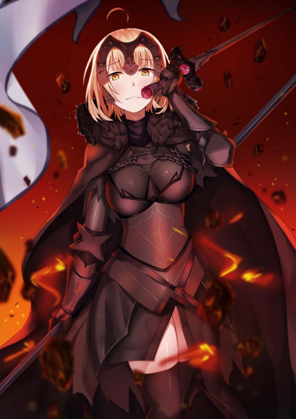 FGO Avenger 黑贞德·Alter 精选手机壁纸合集