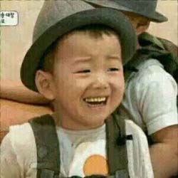 贱萌小屁孩 露齿笑系列表情包