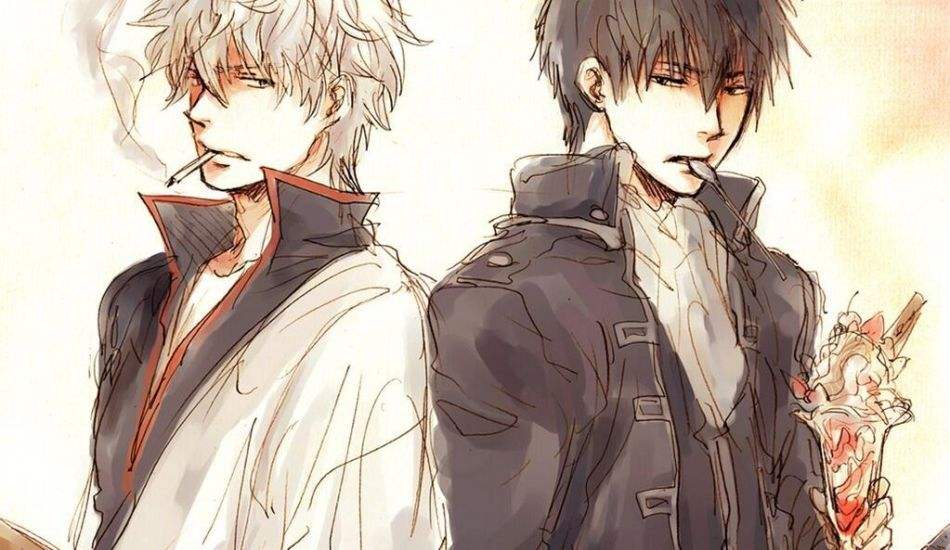 《银魂》银时与土方萌化安卓主题