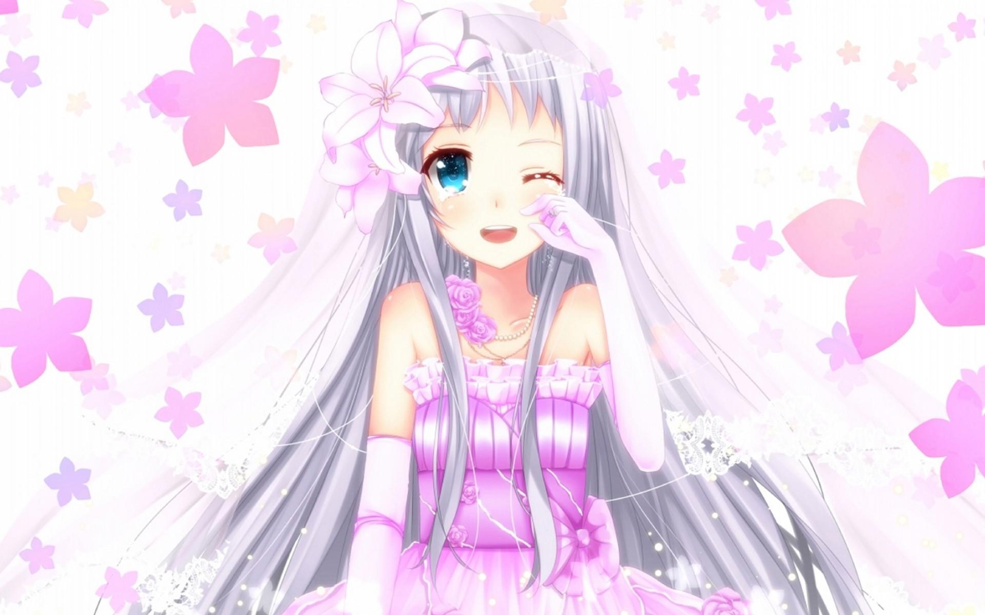 《未闻花名》面码花嫁手机主题