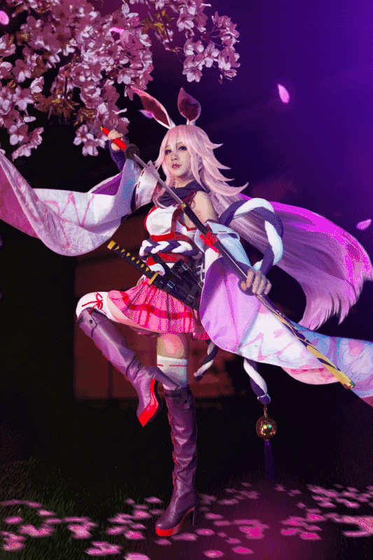 gif【崩坏学园】八重樱-逆神巫女