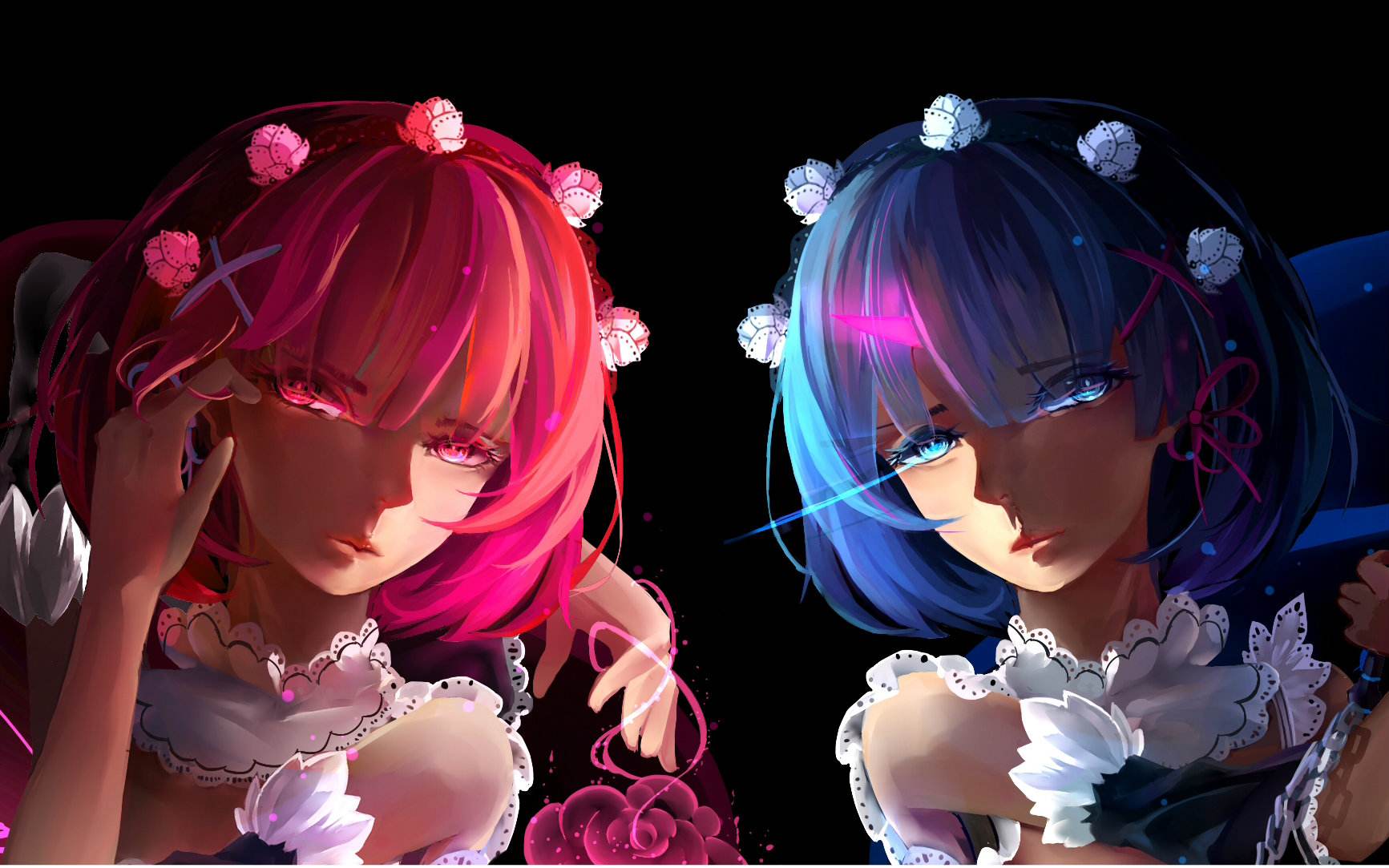 雷姆拉姆萌化手机主题