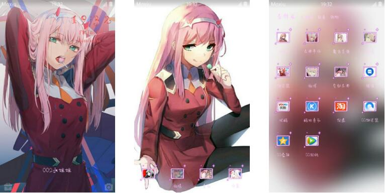 DARLING in the FRANXX 国家队 002 萌化手机主题