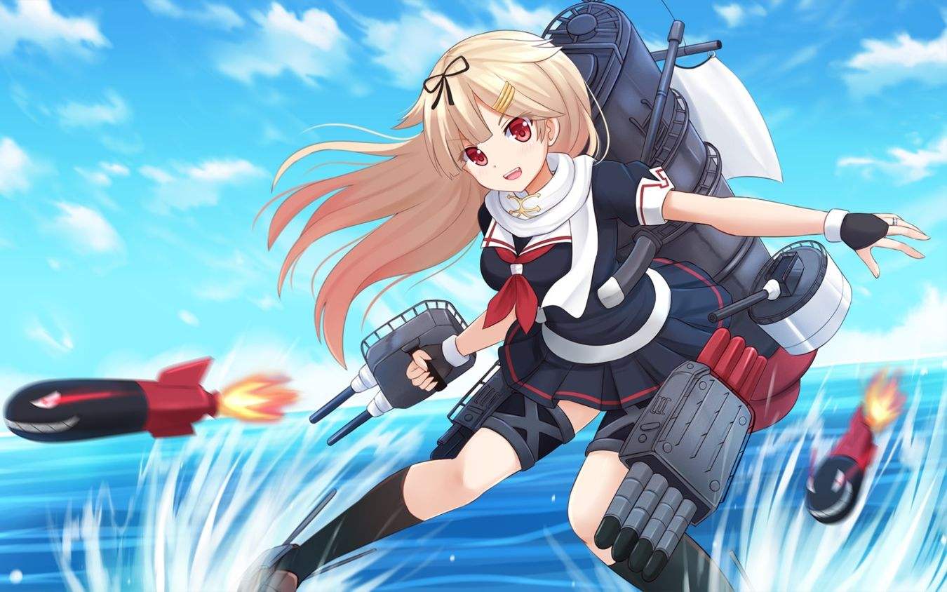 《舰队Collection》夕立二改萌化手机主题