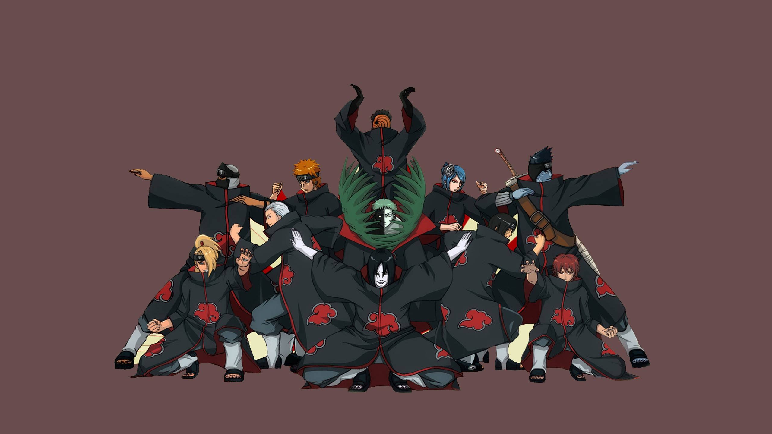 《火影忍者》晓组织 萌化手机主题