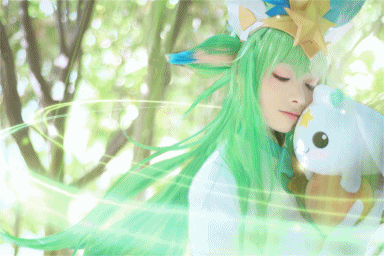 英雄联盟 仙灵女巫璐璐 cosplay图片