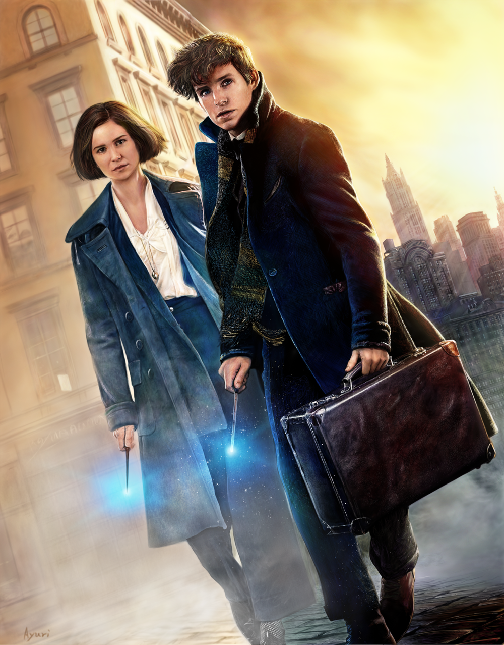 《神奇动物在哪里》同人原图高清壁纸(1)