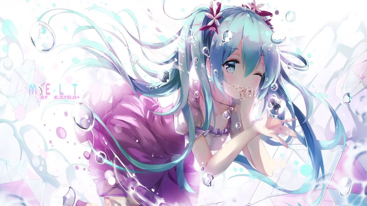 windows7电脑萌化主题 初音未来miku电脑主题