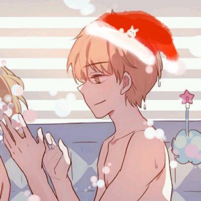 两个人的圣诞节 圣诞情侣头像