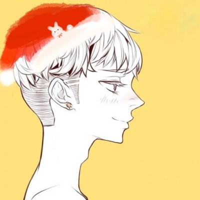 两个人的圣诞节 圣诞情侣头像