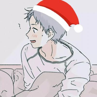 两个人的圣诞节 圣诞情侣头像