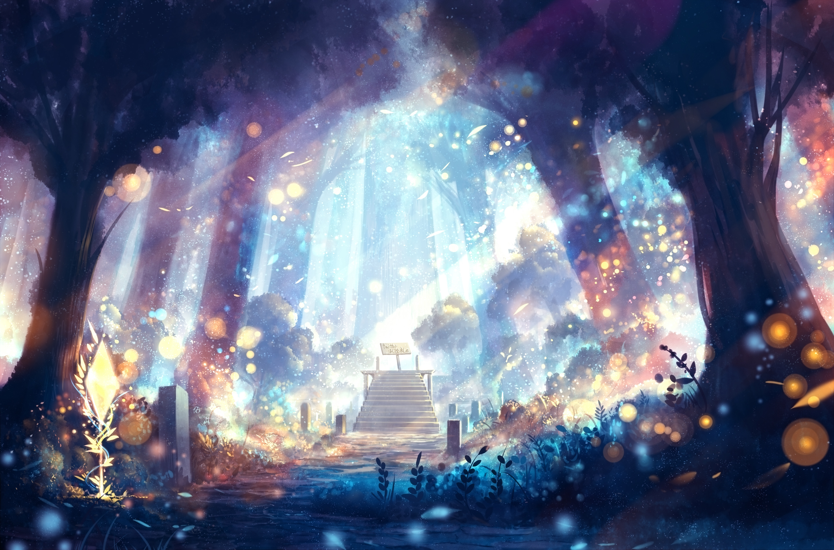 梦幻森林 电脑动漫壁纸