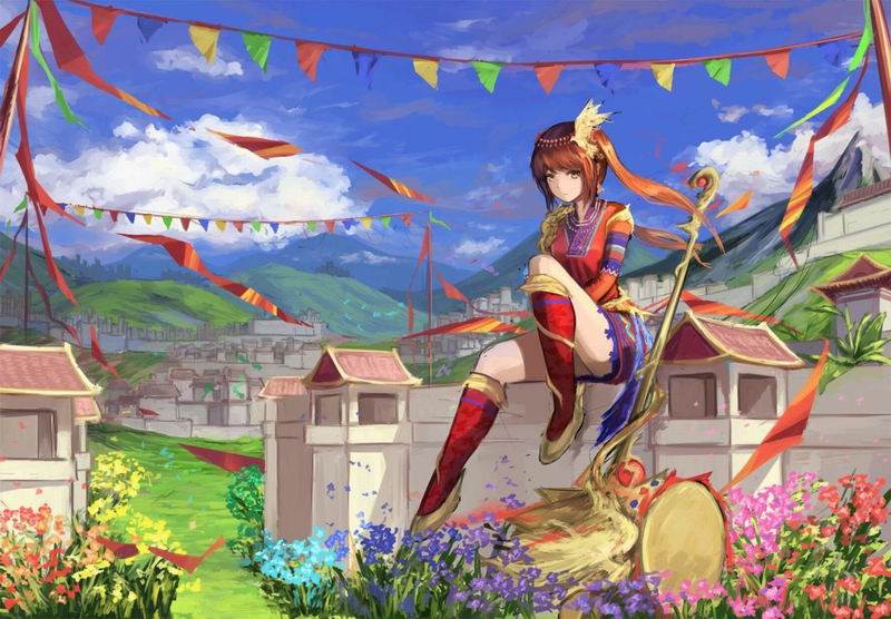 美丽世界中的你和我 桌面壁纸