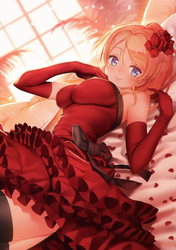 被花儿眷顾的少女 手机壁纸