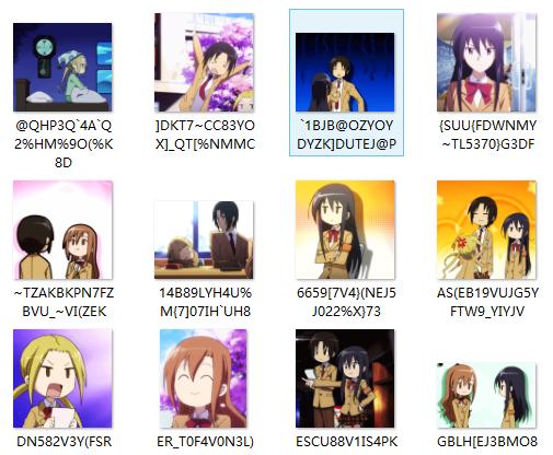 妄想学生会 QQ表情 后宫动漫